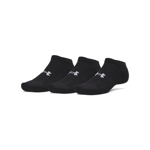 Under Armour Performance Cotton 3Pack Unisex Bileksiz Çorap - Siyah