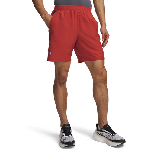 Under Armour Launch 7 Inch Erkek Şort - Kırmızı