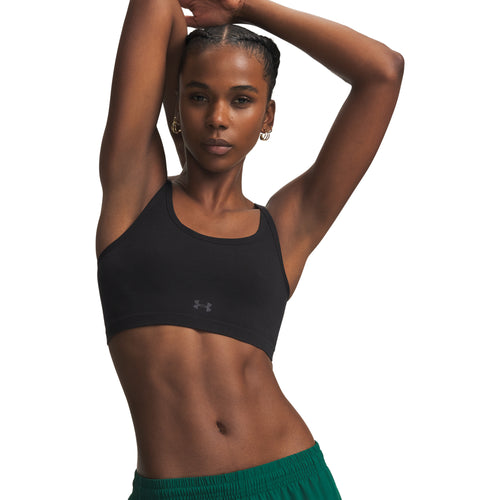 Under Armour Seamless Cotton Low Kadın Bra - Siyah