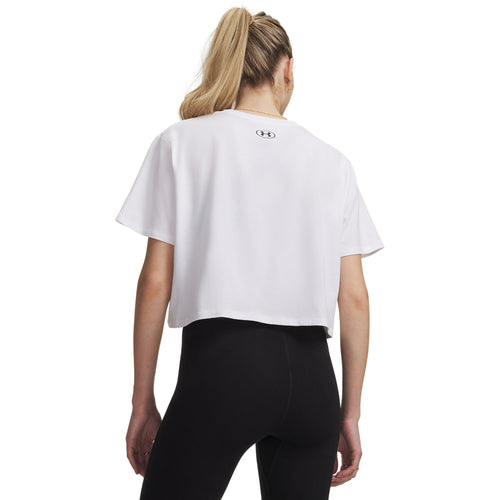 Under Armour Rival Boxy Kadın Tişört - Beyaz