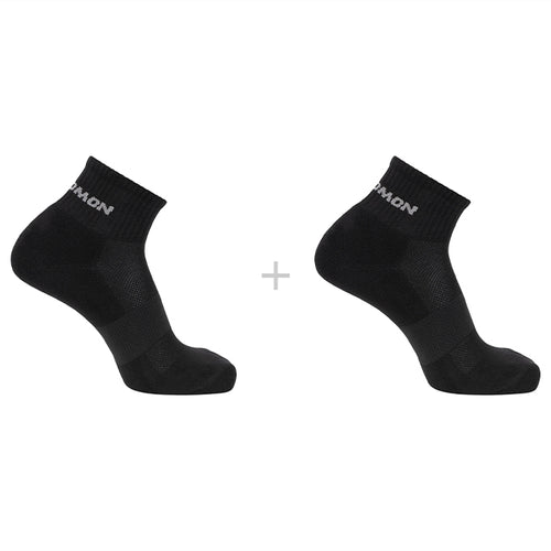 Salomon Evasion Ankle 2-Pack Unisex Çorap - Siyah