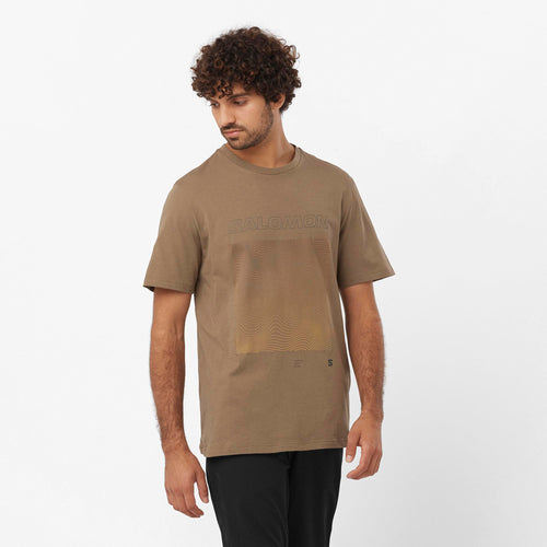 Salomon Graphic Erkek T-Shirt - Kahverengi