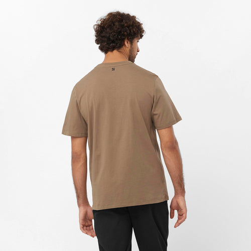 Salomon Graphic Erkek T-Shirt - Kahverengi