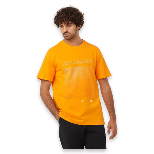 Salomon Graphic Erkek T-Shirt - Turuncu