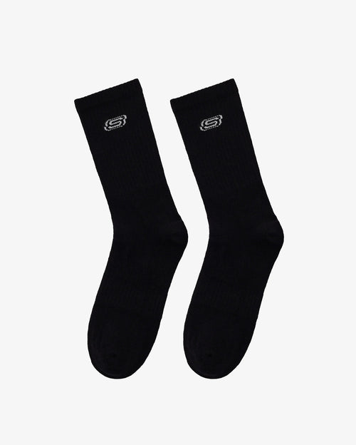 Skechers Athleisure S Logo 2 Pack Unisex Çorap - Siyah