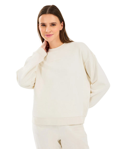 Skechers Essential Crewneck Kadın Sweatshirt - Beyaz