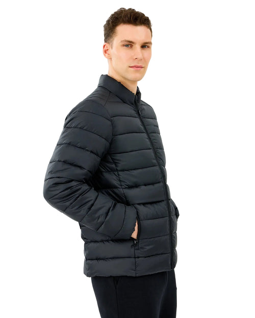 Skechers Essential Outerwear Padded Erkek Mont - Siyah