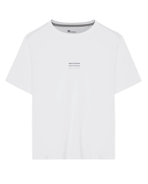 Skechers Essential Short Sleeve Erkek T-Shirt - Kırık Beyaz