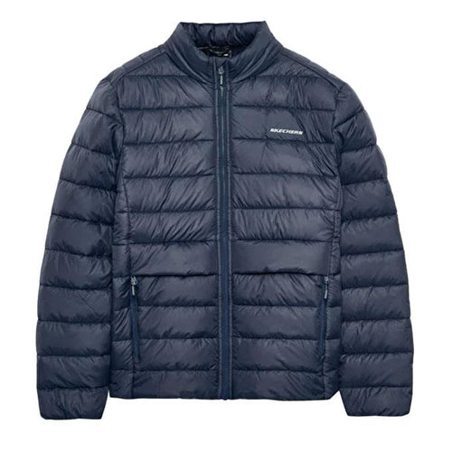 Skechers Outerwear Padded Erkek Mont - Lacivert