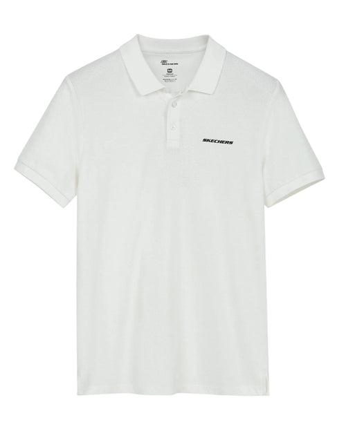 Skechers Polo Short Sleeve Erkek T-Shirt - Beyaz
