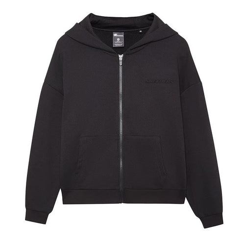 Skechers Essential Full Zip Kadın Sweatshirt - Siyah