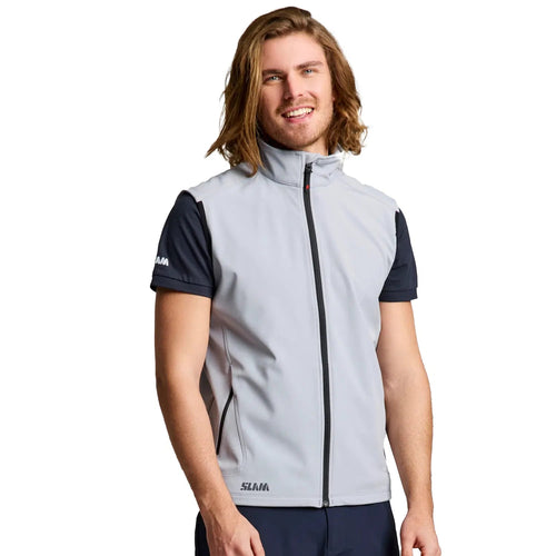 Slam ACT Softshell Erkek Yelek - Gri-Lacivert