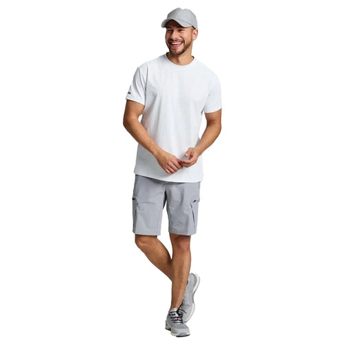 Slam Tech Pique Erkek T-Shirt - Beyaz