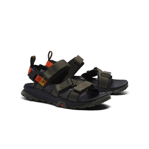 Timberland Backstrap Erkek Sandalet - Yeşil-Siyah