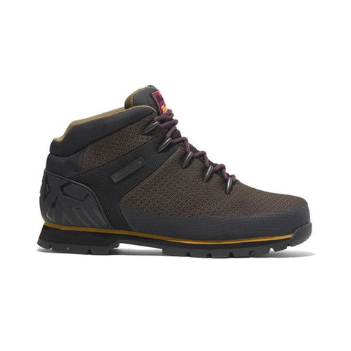 Timberland Euro Sprint Mid Lace Up Waterproof Erkek Bot - Kahve-Siyah