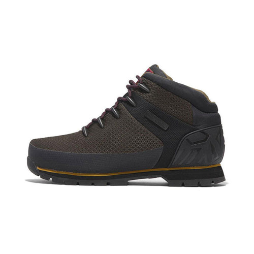 Timberland Euro Sprint Mid Lace Up Waterproof Erkek Bot - Kahve-Siyah