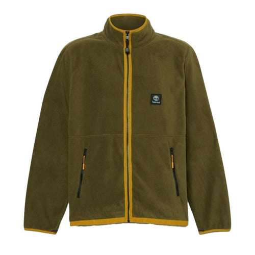 Timberland Full Zip Fleece Erkek Polar - Yeşil
