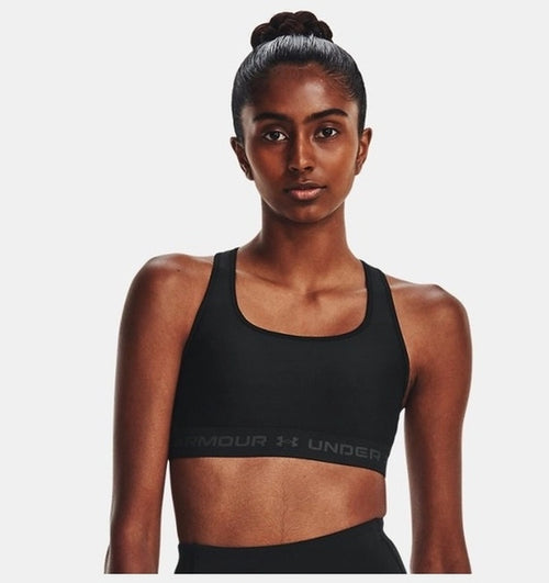 Under Armour Crossback Mid Kadın Bra - Siyah