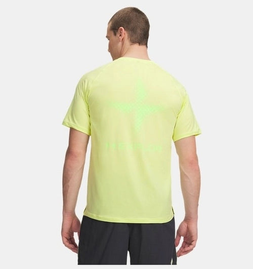Under Armour Explor Hike UPF Erkek Tişört - Yeşil