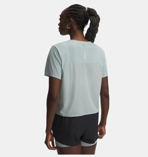 Under Armour Explor Trail Run Ultra Kadın T-Shirt - Buz Mavisi