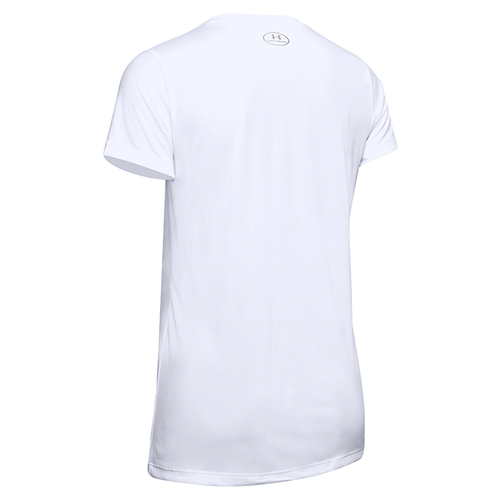 Under Armour Tech SSV Solid Kadın T-Shirt - Beyaz