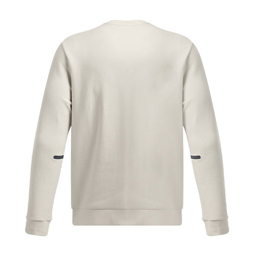 Under Armour Unstoppable FLC Crew Erkek Sweatshirt - Beyaz