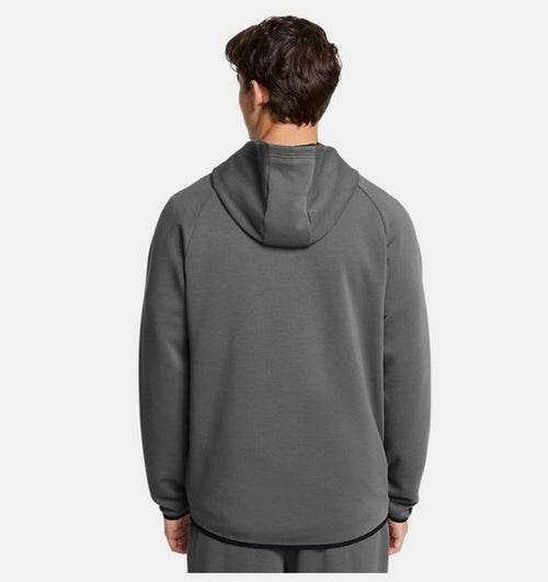 Under Armour Unstoppable FLC Fz Hd Erkek Sweatshirt - Gri
