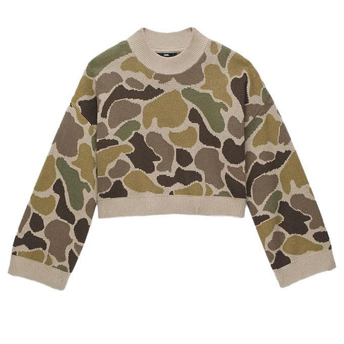 Vans Cammile Camo Kadın Sweatshirt - Kamuflaj