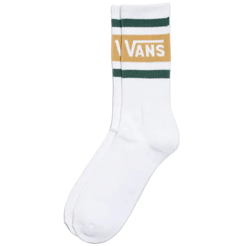 Vans Drop V Crew Unisex Uzun Çorap - Beyaz-Sarı