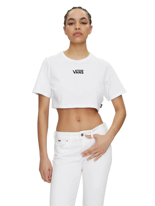 Vans Flying V Crew Crop II Kadın T-Shirt - Beyaz