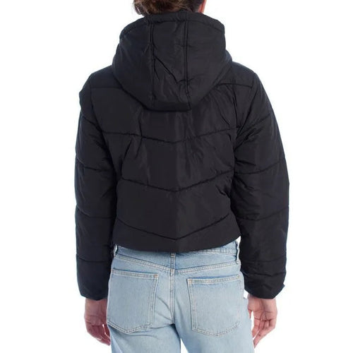 Vans MTE Foundry Crop Puff Hood Kadın Mont - Siyah