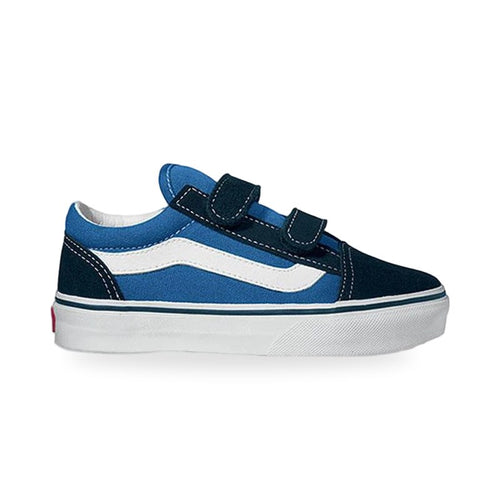 Vans Old Skool V Çocuk Sneaker - Mavi-Lacivert