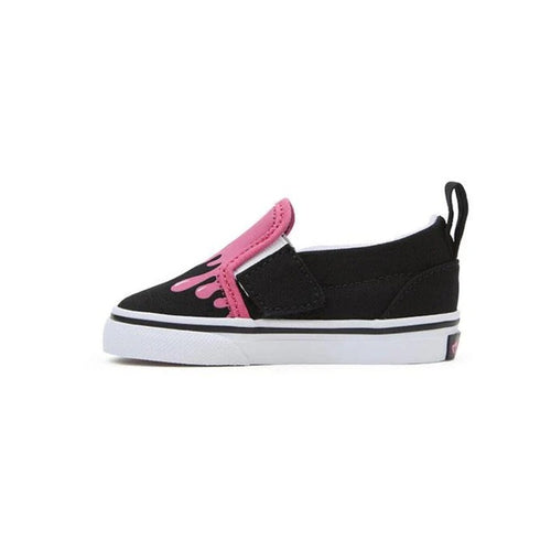 Vans Slip-On V Kız Çocuk Sneaker - Siyah