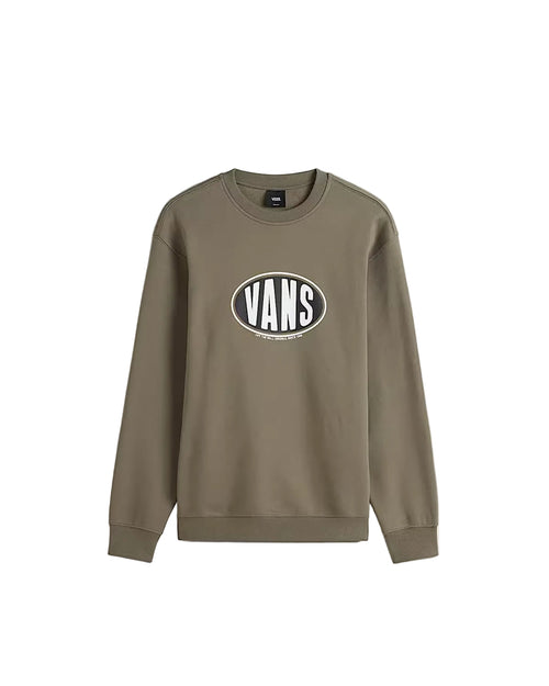 Vans Spray On Loose Crew Erkek Sweatshirt - Kahverengi