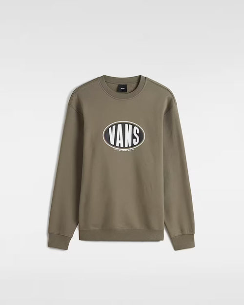 Vans Spray On Loose Crew Erkek Sweatshirt - Kahverengi