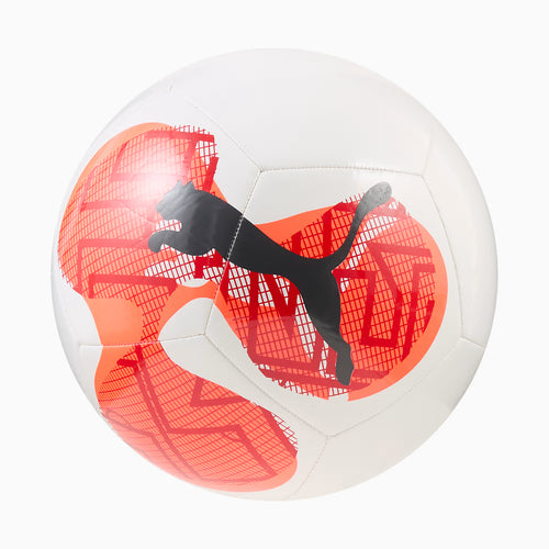 Puma Individual Graphic Unisex Futbol Topu - Beyaz-Turuncu