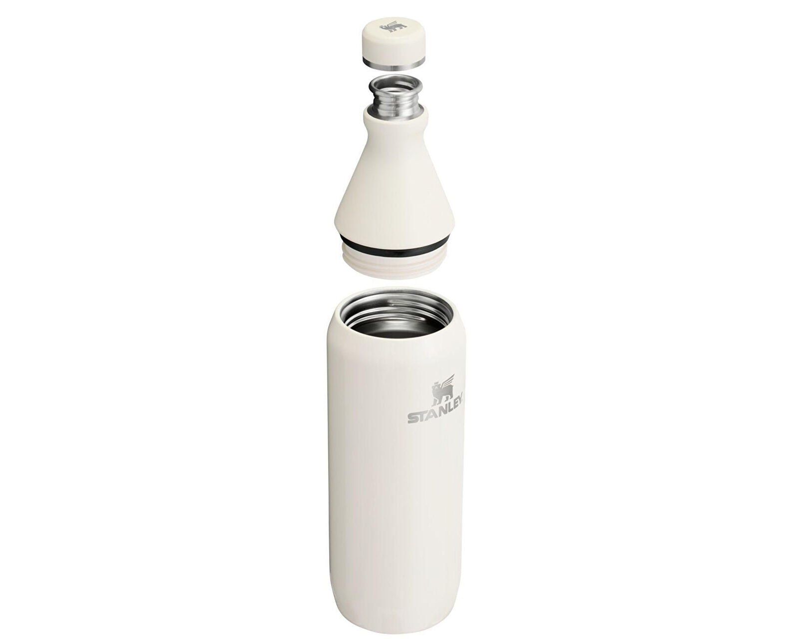 Stanley All Day Slim Bottle 0.60 LT Unisex Termos - Krem - görsel 3