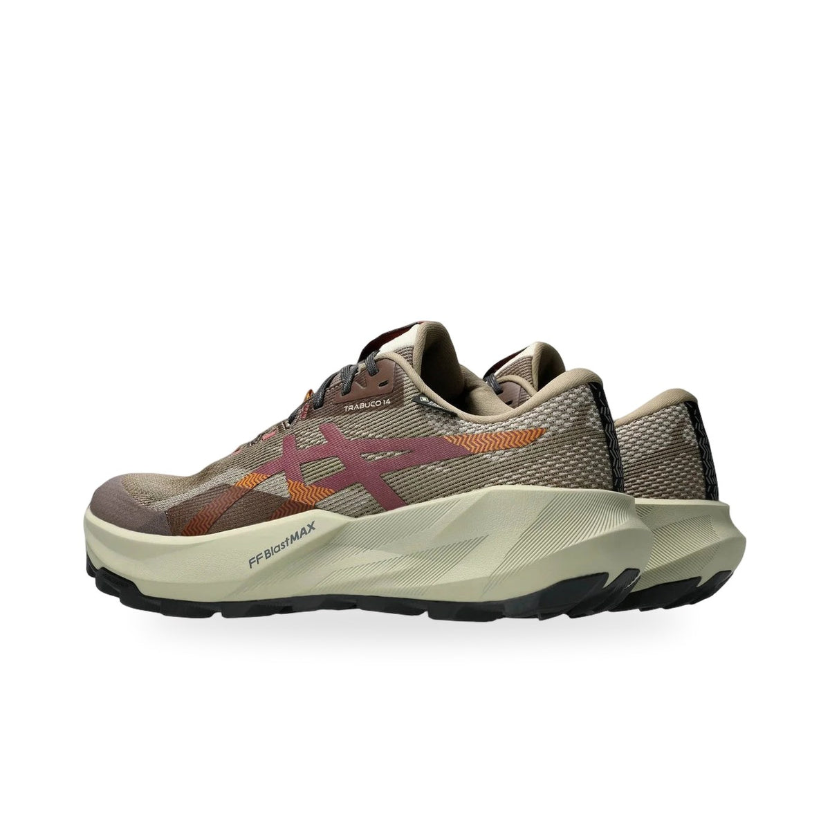 Asics Trabuco 14 GTX Erkek Koşu Ayakkabısı - Kahve-Gri