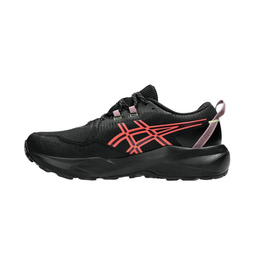 Asics GEL Venture 11 Waterproof Kadın Trail Ayakkabısı - Siyah-Kırmızı