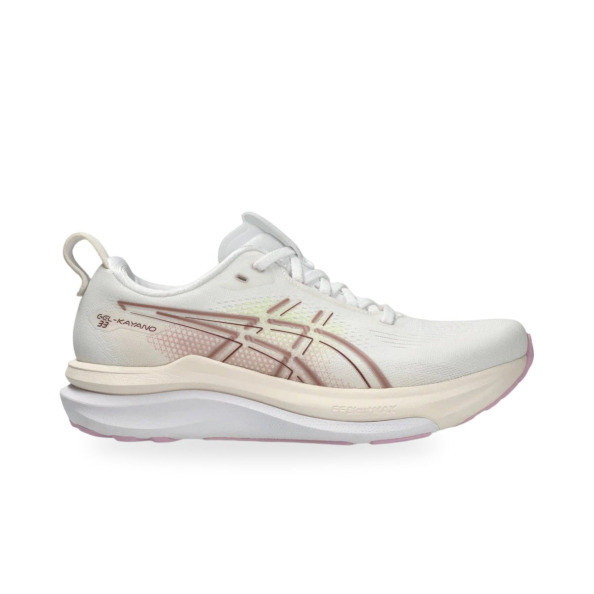 Asics GEL Kayano 33 Kadın Koşu Ayakkabısı - Beyaz-Krem