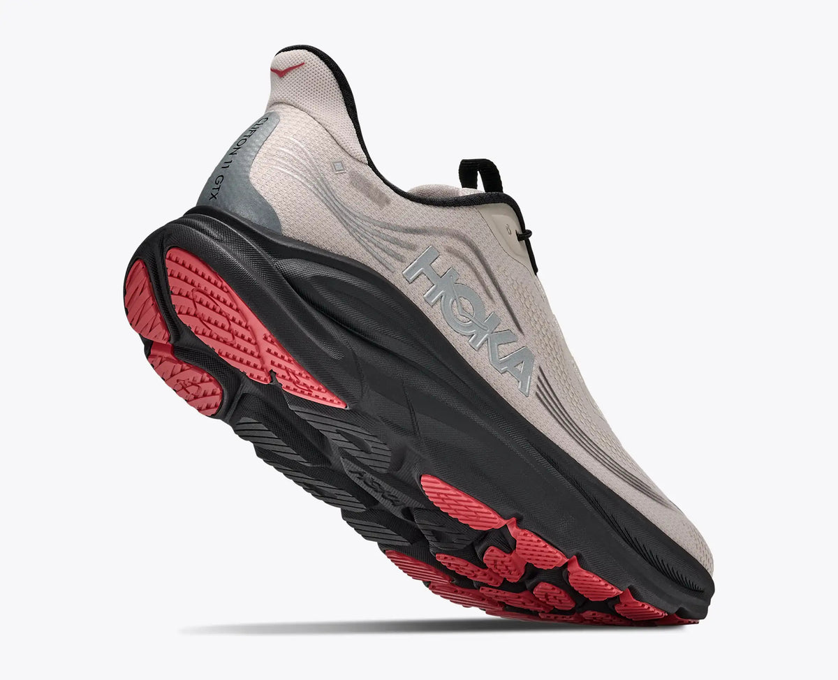 Hoka Clifton 11 GTX Erkek Koşu Ayakkabısı - Gri-Siyah