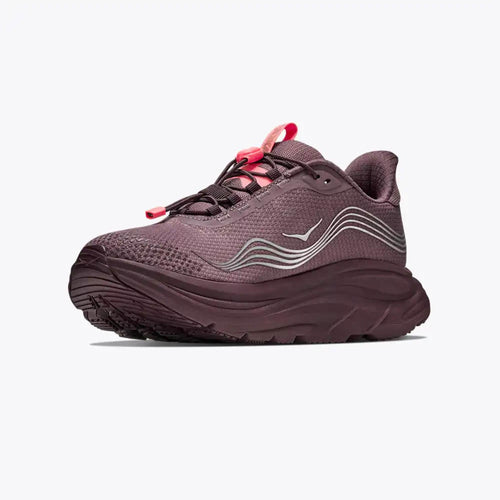 Hoka Clifton 11 GTX Kadın Koşu Ayakkabısı - Kahve-Mor