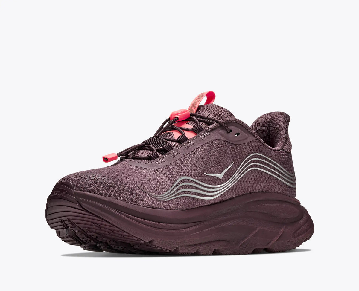 Hoka Clifton 11 GTX Kadın Koşu Ayakkabısı - Kahve-Mor