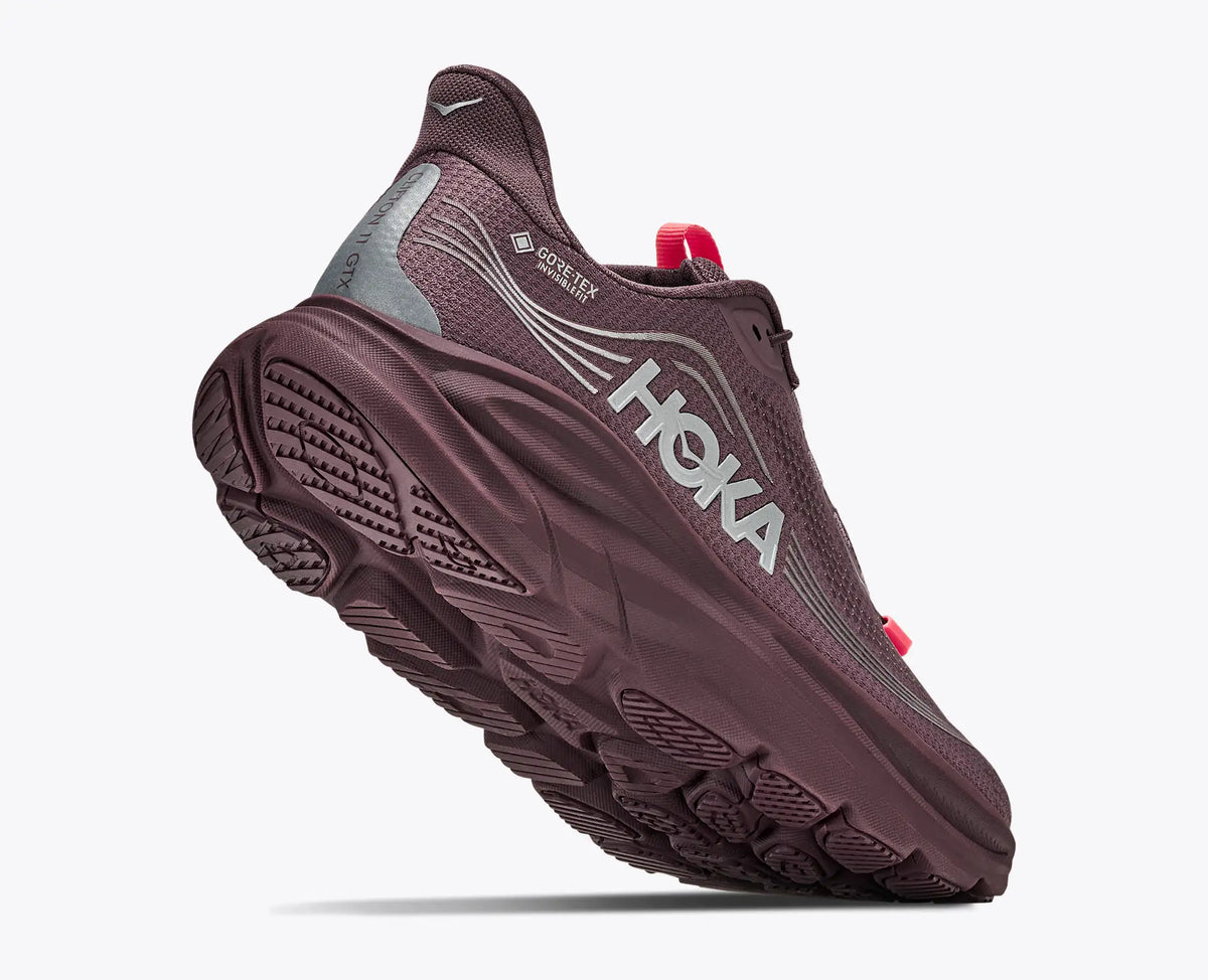 Hoka Clifton 11 GTX Kadın Koşu Ayakkabısı - Kahve-Mor