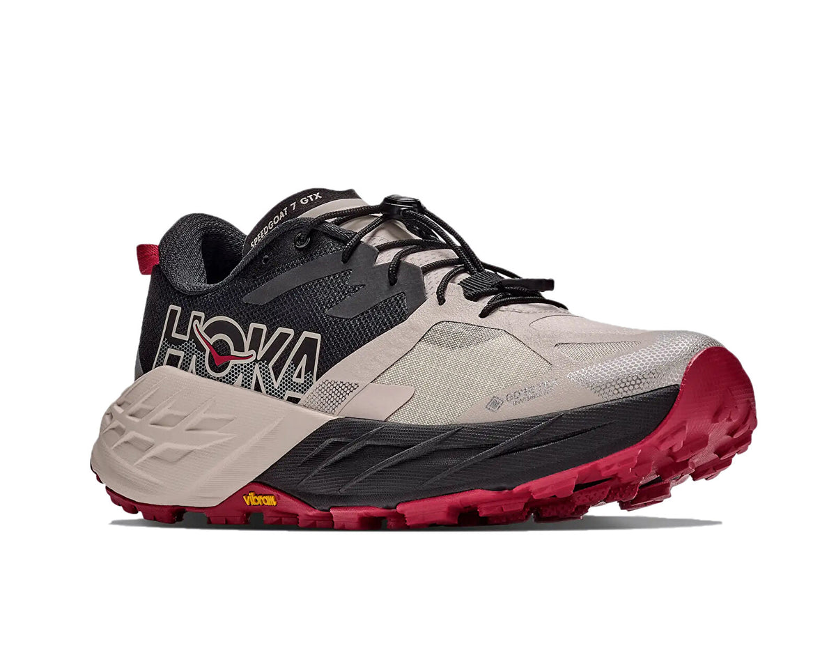 Hoka Speedgoat 7 GTX Erkek Koşu Ayakkabısı - Bej-Siyah