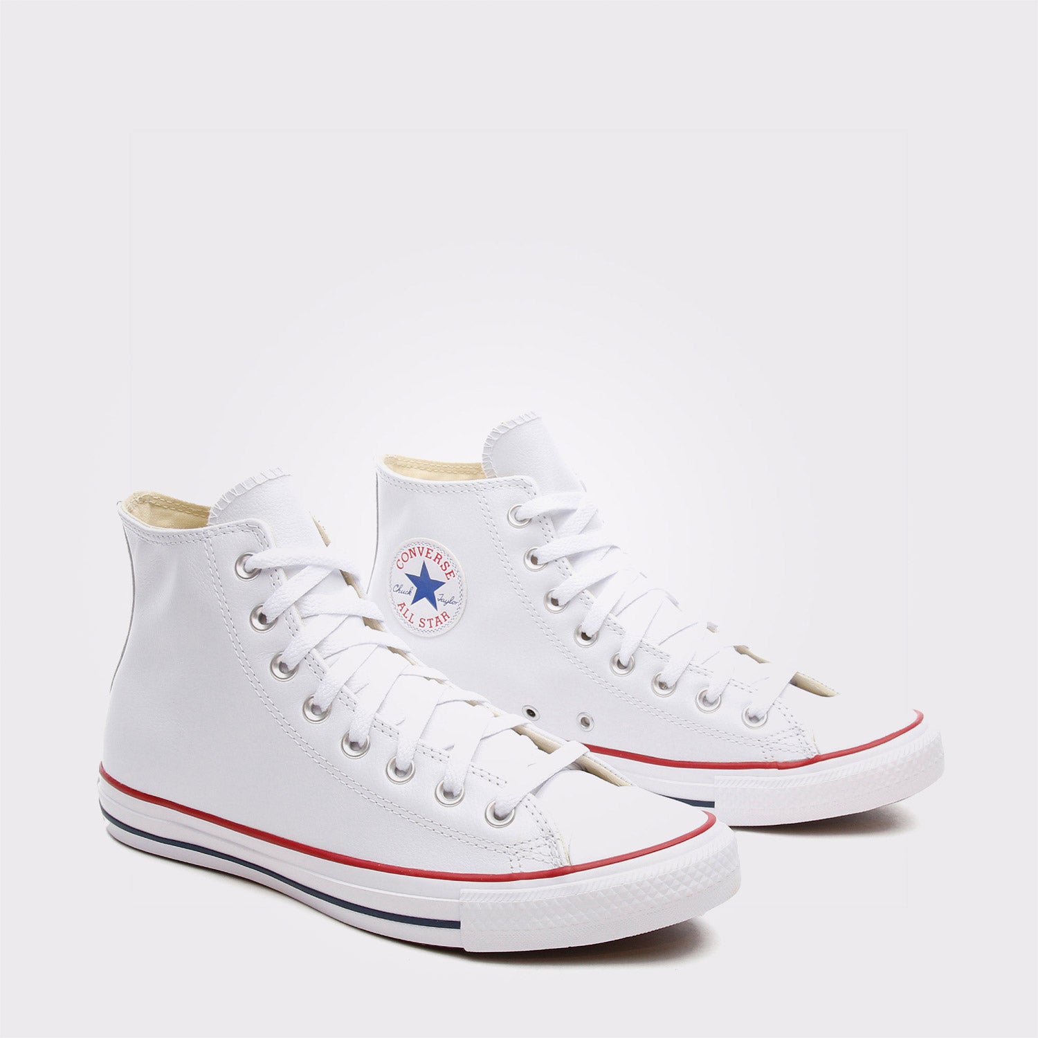 Converse Chuck Taylor All Star Leather Unisex Sneaker - Beyaz - görsel 3