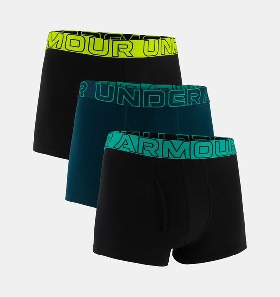 Under Armour Performance Cotton 3 Pack Erkek Boxer - Yeşil