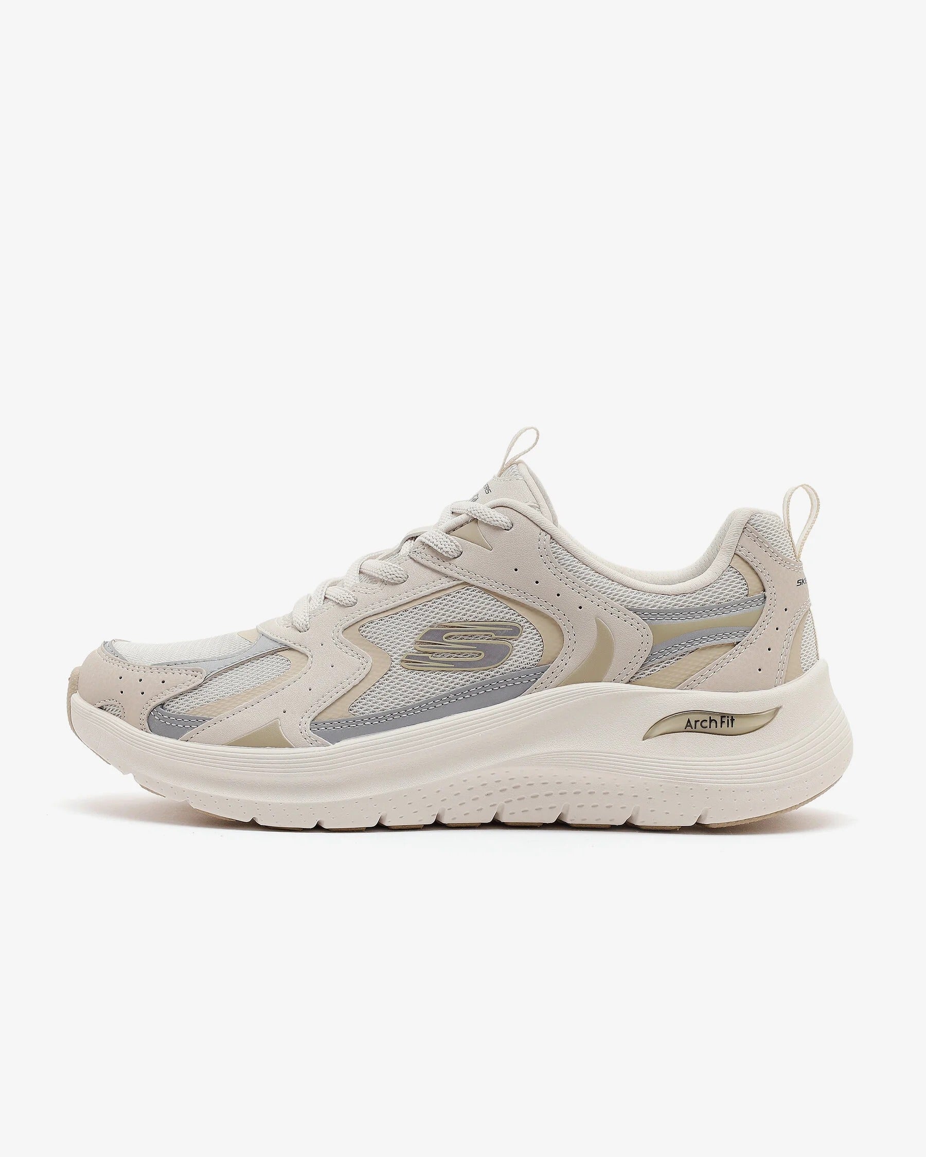 Skechers Arch Fit 2.0 Vintage Luxe Kadın Ayakkabı-Lifestyle - Bej