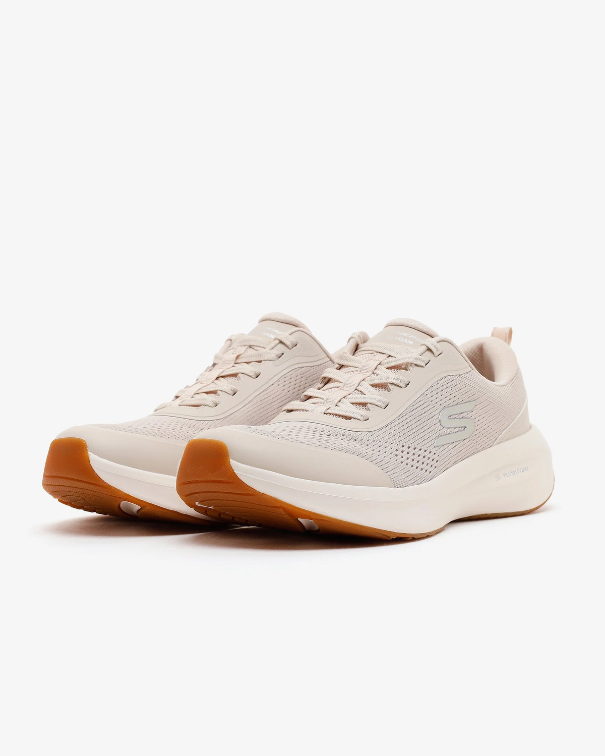 Skechers Plush Foam Kadın Ayakkabı-Lifestyle - Bej