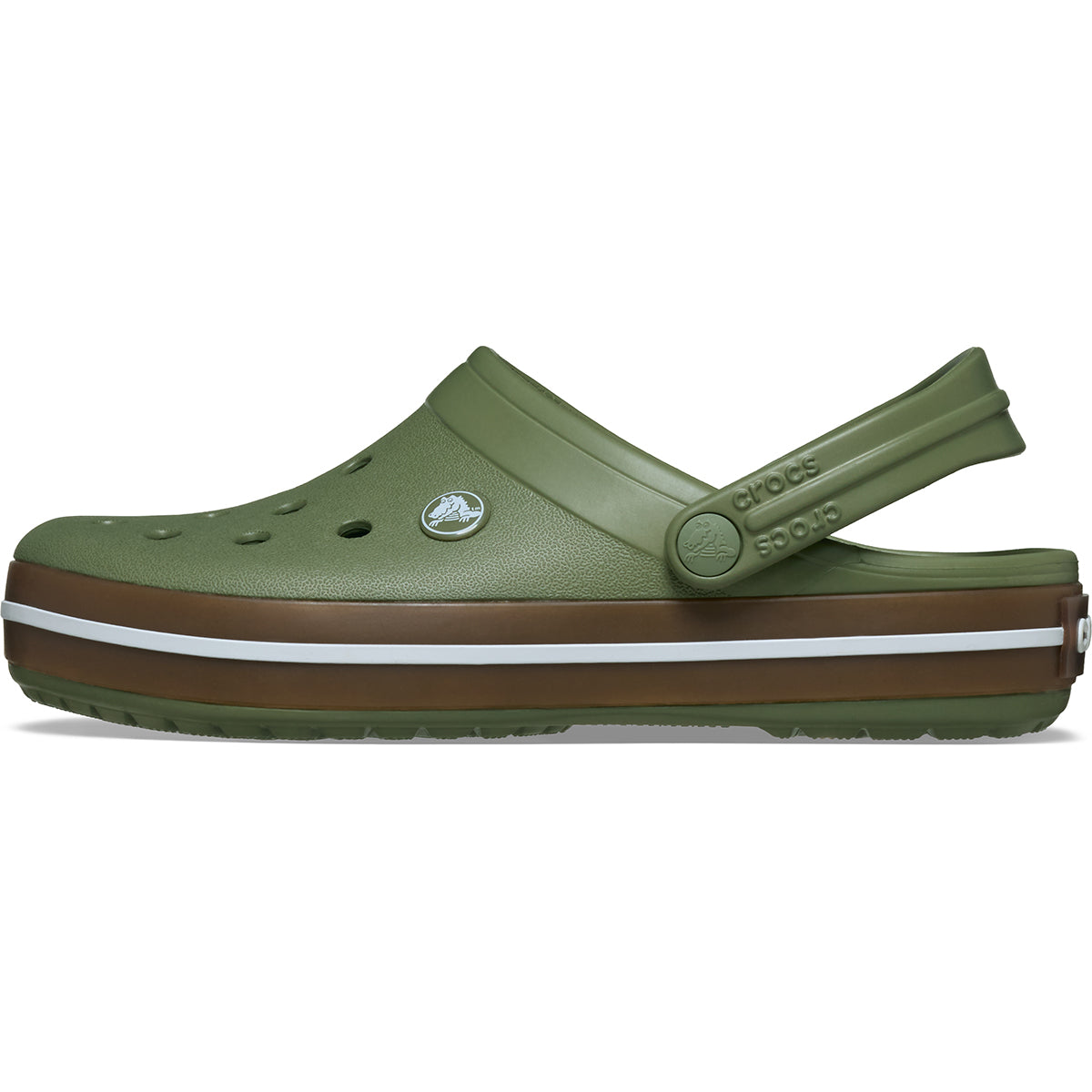 Crocs Crocband Gum Clog Unisex Terlik - Haki
